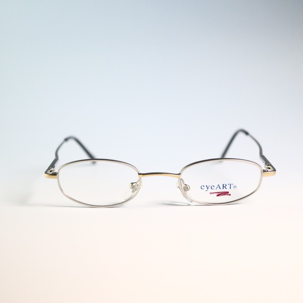 eyeart HOWARD silver gold 42-19-135 eyeglasses small full frame rectangle N12 - Picture 8 of 9